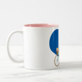 Bicyclette à deux tons café Mug (Gauche)