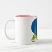Bicyclette à deux tons café Mug (Gauche)