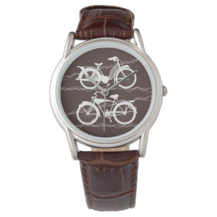 Bicyclette Bicyclette Montre Blanche