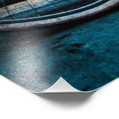 Bicyclette bleue à Paris Photo Art (Coin)