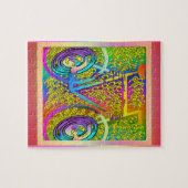 Bicyclette dans le Puzzle des couleurs vivantes (Horizontal)
