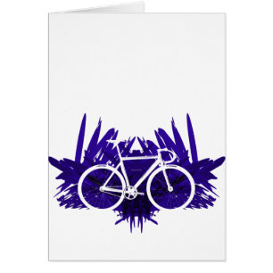Bicyclette de voie sur la violette