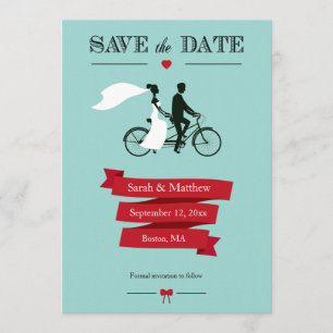 Bicyclette en tandem Enregistrer les cartes de dat