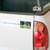 Bicyclette Peace Love Sticker (Sur camion)