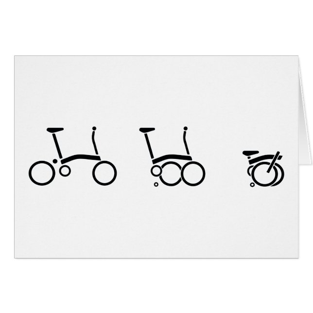 Bicyclette se pliante de vélo de Brompton (Devant horizontal)