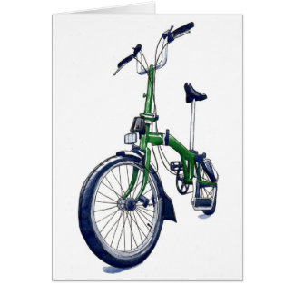 Bicyclette verte de Brompton
