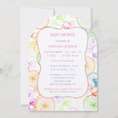 Bicyclette vintage bébé garçon douche Invitations (Devant)