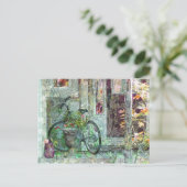 Bicyclette - Welcome Home Art Carte postale (Debout devant)