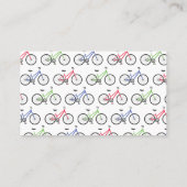 Bicyclettes colorées Cartes téléphoniques professi (Dos)