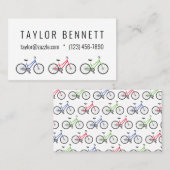 Bicyclettes colorées Cartes téléphoniques professi (Devant / Derrière)