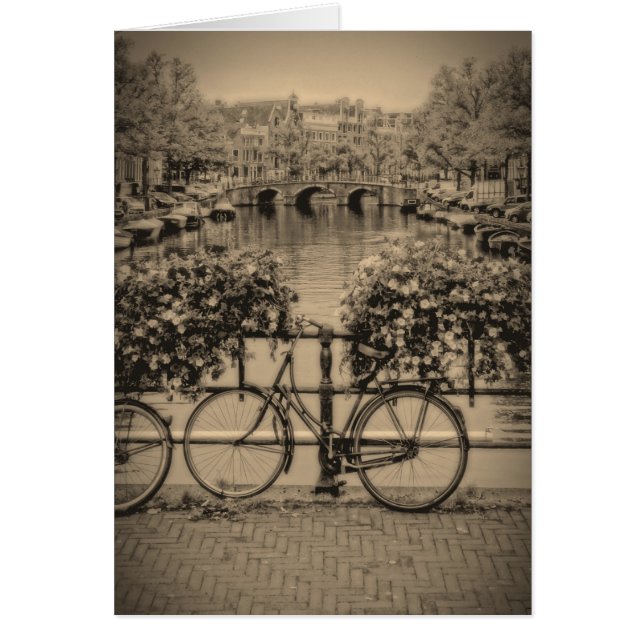 Bicyclettes et canaux - Amsterdam classique (Devant)