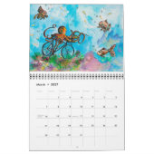 Bicycling Animaux 2021 Calendrier (Mar 2027)