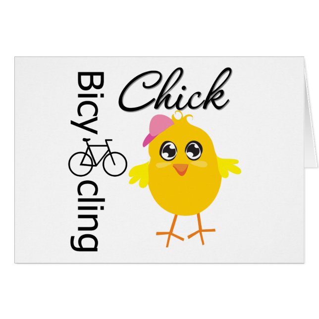 Bicycling Chick (Voorkant Horizontaal)