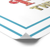 Bid Daarover te Bidden Bid Er Overheen Bid Erdoorh Poster (Hoek)