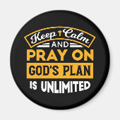 Bid en vertrouw op Gods onbegrensde geloofsplan Magneet (Voorkant)