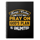 Bid en vertrouw op Gods onbegrensde geloofsplan Notitieboek (Voorkant)