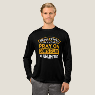 Bid en vertrouw op Gods onbegrensde geloofsplan Tri-Blend Shirt
