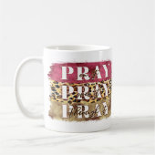 Bid erop dat het door het Monogram gebeten wordt. Koffiemok (Links)