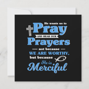 Bid Gebed God Religie Katholiek Christen Geschenk Kaart