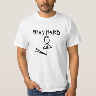 Bid hard heren T-shirt