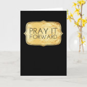 Bid het vooruit kaart (Gele Bloem)