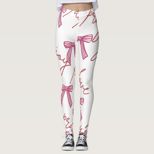 Bid, liefde, geloof Leggings (Voorkant)
