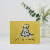 Bid me niet aan briefkaart (Staand voorkant)