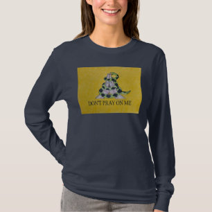 Bid niet op mij Dames T-shirt met lange mouwen