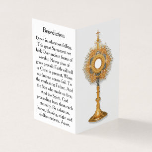 Bid tijdens de Eucharistische Aanbidding Kaart