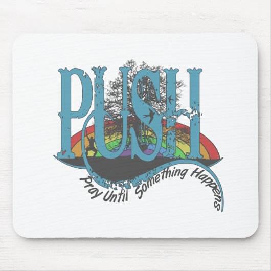 Bid tot er iets gebeurt muismat (Voorkant)