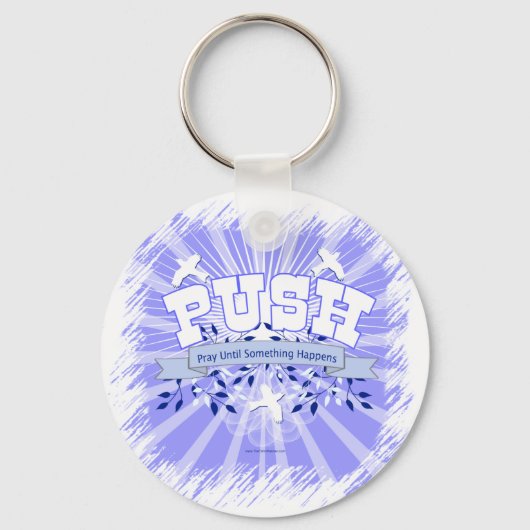 Bid tot er iets gebeurt sleutelhanger (Voorkant)