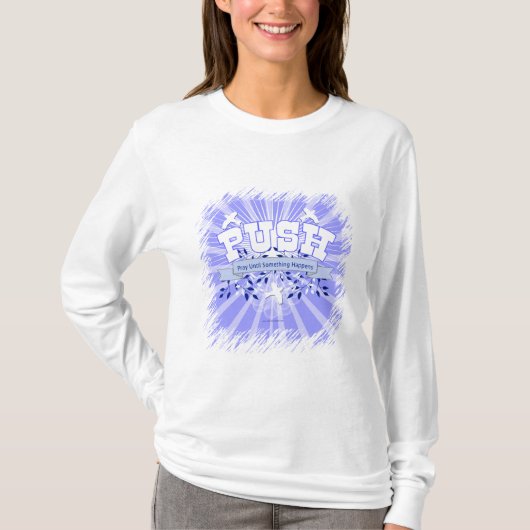 Bid tot er iets gebeurt t-shirt (Voorkant)