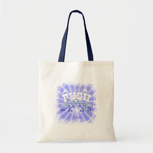 Bid tot er iets gebeurt tote bag (Voorkant)
