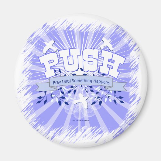 Bid tot iets gebeurt magneet (Voorkant)