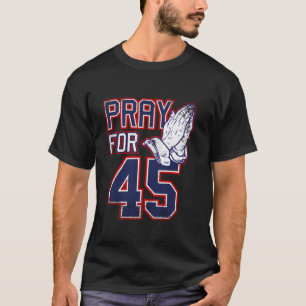 Bid voor 45 Donald Trump 2024 politieke aanhangers T-shirt