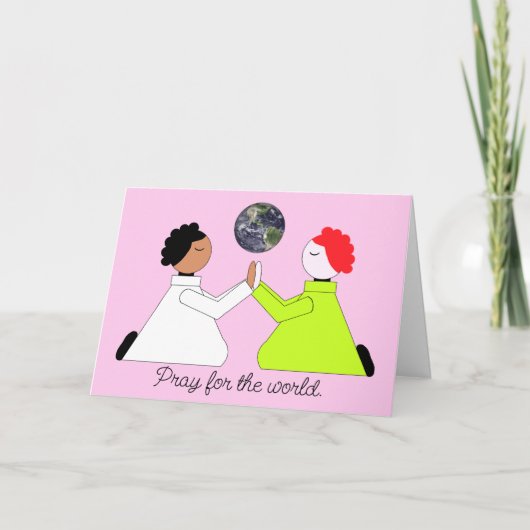 Bid voor de wereld: Blank Kaart (Voorkant)