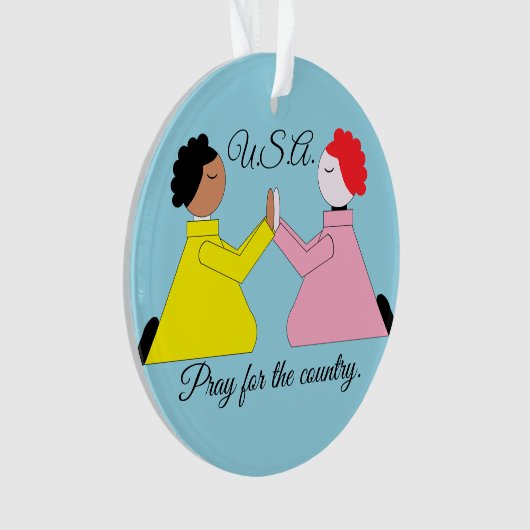 Bid voor het land: ornament (voorkant)