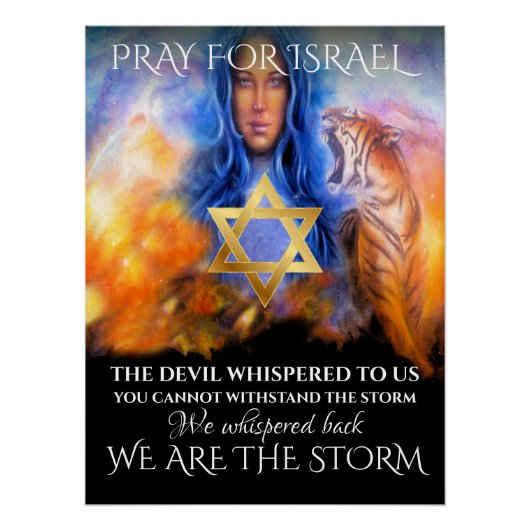 Bid voor Israël Perfect Poster (Voorkant)