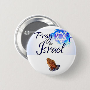 Bid-voor-Israël_ Ronde Button 5,7 Cm