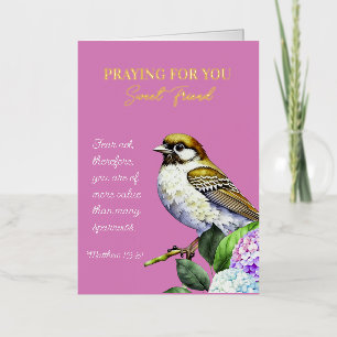 Bid Voor Jou Lieve Vriend Folie Wenskaart