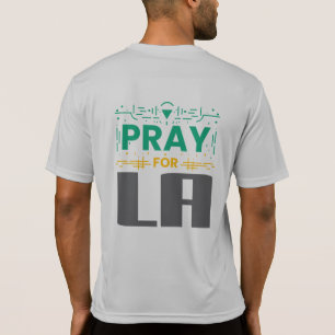 Bid voor LA · Bidden voor Sierkussen in Los Angele T-shirt