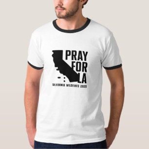 Bid voor LA Californië 2025 natuurbrand Basisbelto T-shirt