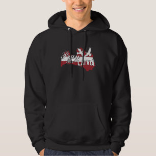 Bid Voor Letland Supporter Letse Vlag Hart Mannen Hoodie