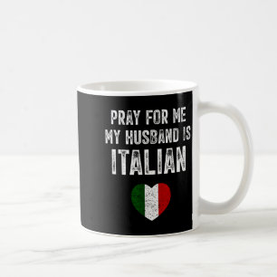 Bid voor me mijn man Italiaans grappig gezegde ita Koffiemok