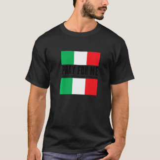 Bid voor mij mijn moeder in de wet is Italiaanse G T-shirt