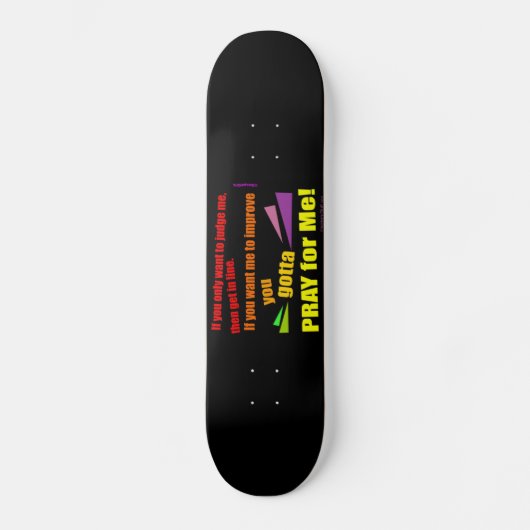 Bid voor mij skateboard (Voorkant)