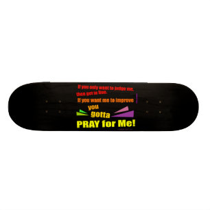 Bid voor mij skateboard