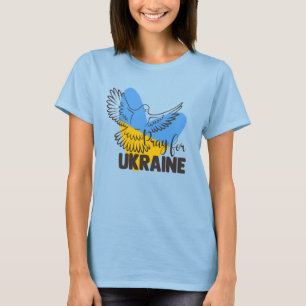 Bid voor Oekraïne Hart en Duif T-shirt