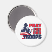 Bid voor onze troepen magneet (Voorkant / Achterkant)