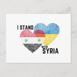 Bid voor Syrië Feestdagenkaart
